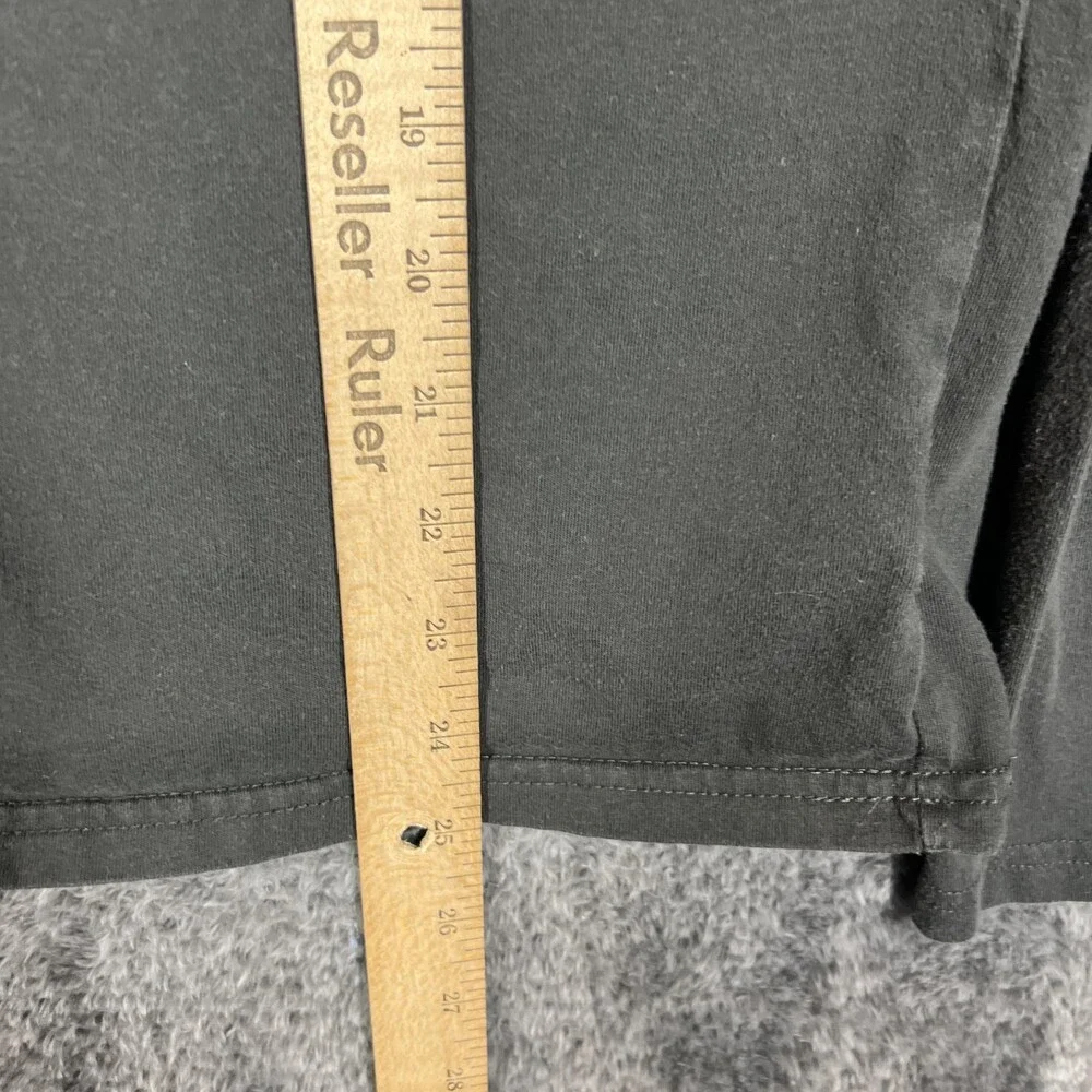 Polo Ralph Lauren Hoodie Mens Medium Black Jersey Pullover Logo Lightweight